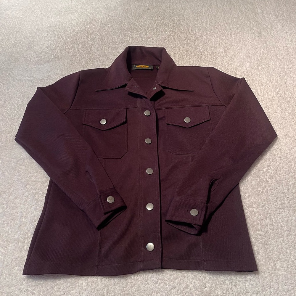 Brown shirt jacket